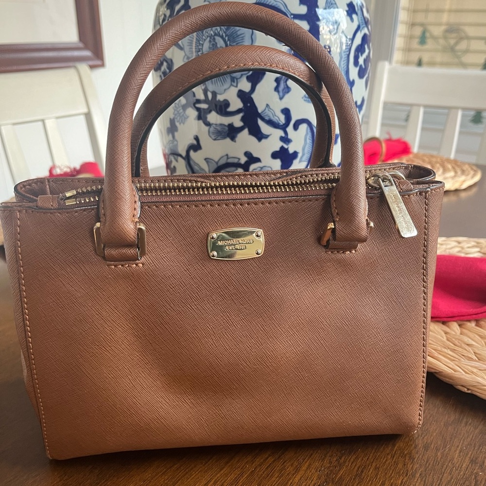 Michael Kors Brown Satchel Purse